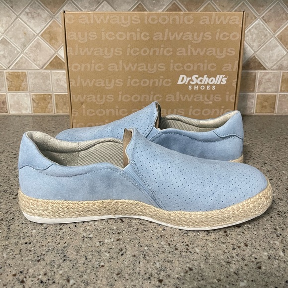 NWB Dr Scholl’s Women’s Madison Sun Espadrille Sneaker in Summer Blue Sz 9.5 - Picture 6 of 10